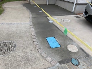 2019年6月7日　土間コンクリート打設も綺麗に仕上がっていました！職人さんの技が光っていました！