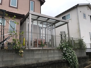 千葉県千葉市緑区Ｉ様邸ＬＩＸＩＬジーマ設置工事ガーデンルーム設置工事