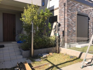 千葉県柏市Ｍ様邸スカイリード２台用施工サイクルポートセルフィ施工