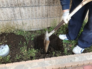 千葉県船橋市Ｋ様邸オンリーワンクラブ立水栓設置工事