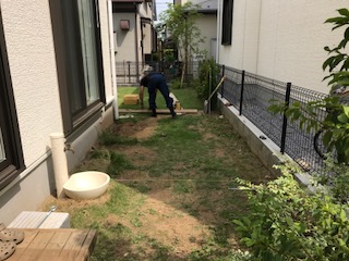 千葉県我孫子市Ｈ様邸物置設置＆土間コンクリート打設工事