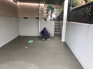 茨城県水戸市Ｓ様邸カーポートＳＣ施工土間コンクリート打設