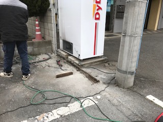 茨城県土浦市Ｌ様ブロック塀一部解体