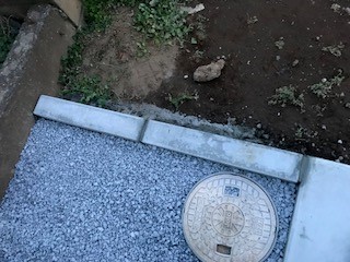 茨城県牛久市Ｎ様邸土間コンクリート打設及び六号砕石砂利敷き