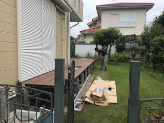 千葉県印西市Ｙ様邸樹脂ウッドデッキひとと木２施工
