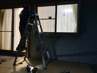 茨城県龍ヶ崎市Ｕ様邸ＬＩＸＩＬ壁付け物干し取り付け工事